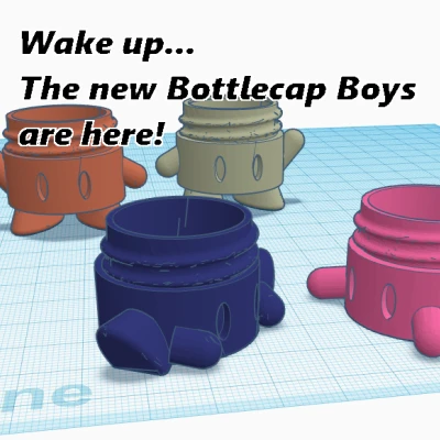 Cậu Bé Nắp Chai Cho Chai Mỹ