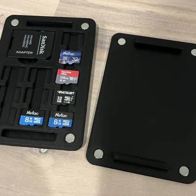 Hộp Đựng Thẻ Nhớ SD & Micro SD Nam Châm Siêu Mỏng