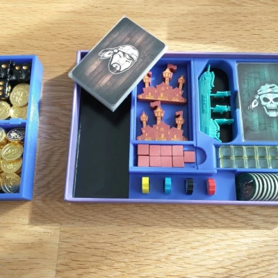 Bộ chèn hộp board game Tiny Epic Pirates