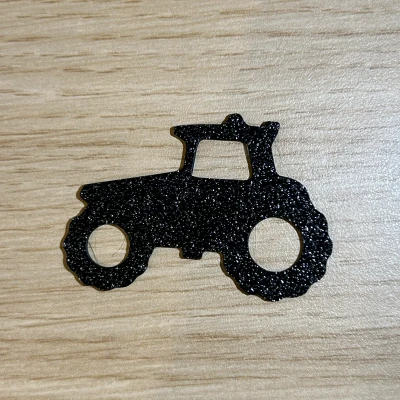 Móc Khóa/Trang Trí Hình Máy Cày 2D