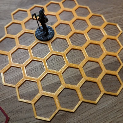 Các Hình Dạng Lưới Lục Giác Cho Game "Pen and Paper"