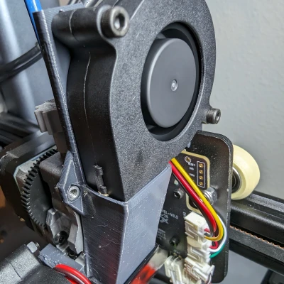 Chỉnh sửa kích thước quạt 5015 AnkerMake M5 cho Tản nhiệt Extruder (cho Khí hậu nóng)