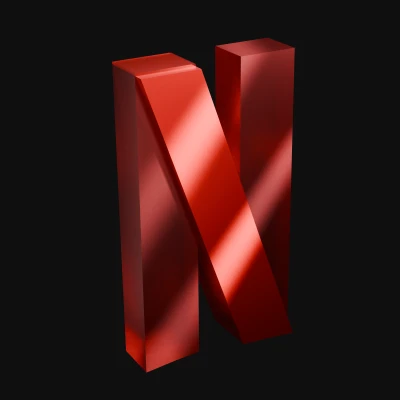 Logo Netflix || File Blender || Cài đặt độ phân giải 8k