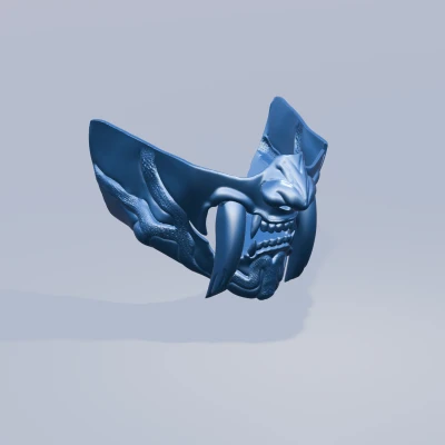 Mặt Nạ Oni Phong Cách Smilodon Số 03