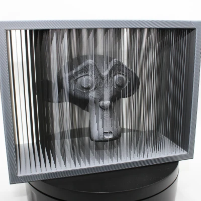 Mô Hình Khỉ Suzanne (Blender Monkey) Bằng Dây