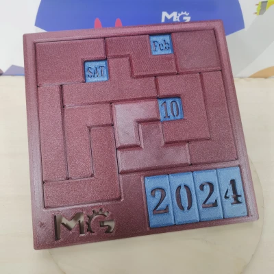 Lịch Puzzle Hàng Ngày 2024 (Không Cần Đa Sắc)