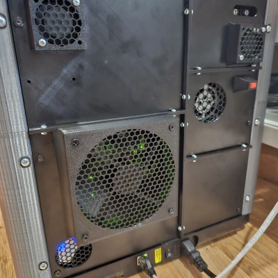 Tấm Mặt Sau Êm Ái! Flashforge Adventurer 5M (AD5M) Có Quạt 120mm & 4010