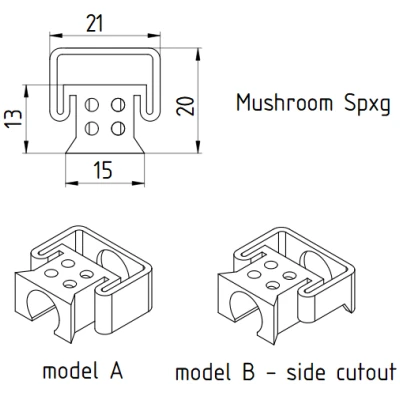Kẹp Lò Xo Gấp Ba Xe Đạp Brompton