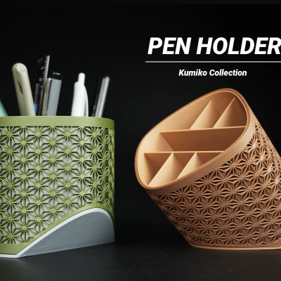Ống Đựng Bút Kumiko - Kệ Tổ Chức Bàn Làm Việc / Superellipse