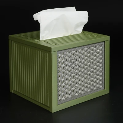 Hộp Đựng Khăn Giấy Kiểu Kumiko