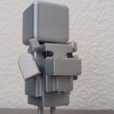 Mô hình Chicken Jockey - Kỵ sĩ gà Minecraft