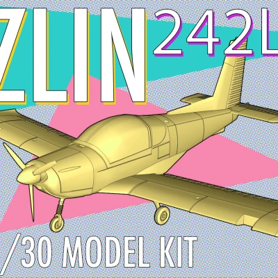 Bộ Kit Mô Hình Máy Bay Zlin 242L