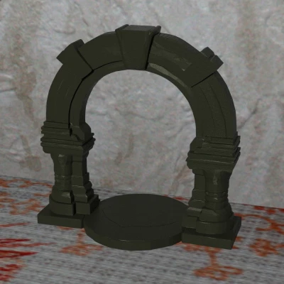 Mô hình Cổng Không Gian Sci-fi Cho Wargame DND - In FDM Không Cần Support