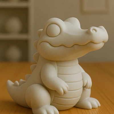 Mô Hình Cá Sấu Con