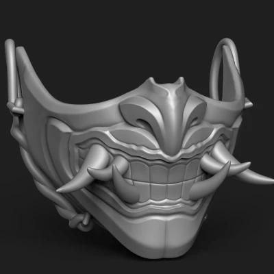 Mặt Nạ Oni - Mặt Quỷ Nhật Bản - Miễn Phí