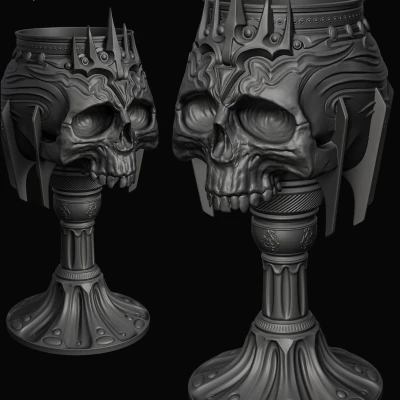 Chén Quỷ - Ly Đầu Lâu Gothic (Miễn Phí)