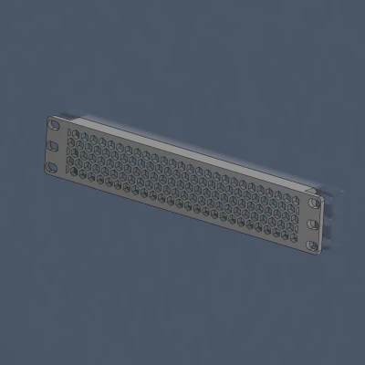 Tấm rack 10 inch chắc chắn Celeste V.2 (thông gió, không quạt)