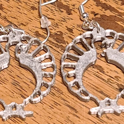 Bông Tai Hình Gà Tây