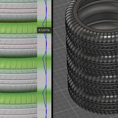 Kệ bút hình lốp xe (Bộ sưu tập TireStyle của Zeciortech)