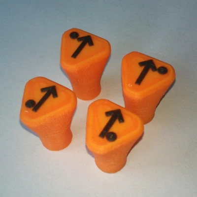 Nắp van lốp có vạch đánh dấu vị trí (Schrader)