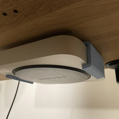 Giá treo Mac mini M1 dưới bàn tối giản (in trên bàn in nhỏ)