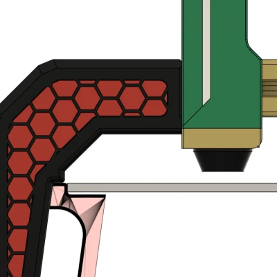 Giá đỡ Box Turtle cho Canopy tophat Voron Trident/2.4