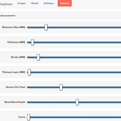 Chân đế đèn Lithophane