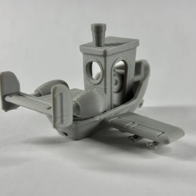 A-10 Benchy Fighter Jet - Mô hình máy bay chiến đấu Benchy độc đáo