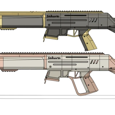 Sakura Short Dart Blaster