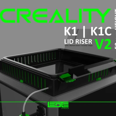 CREALITY K1 | K1C | K1SE - BỘ NÂNG NẮP V2 [Chiều cao 50mm]