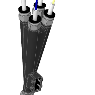Hub 4 trong 1 nối tiếp có cảm biến dây
