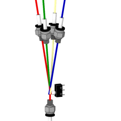 Hub 4 trong 1 nối tiếp có cảm biến dây