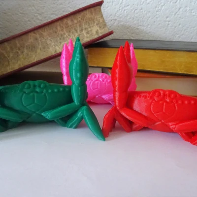 Keepitcrab - Chân đế hình cua đựng bàn chải, kính, bút