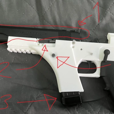 Mô hình 3D Airsoft Hicapa 3011