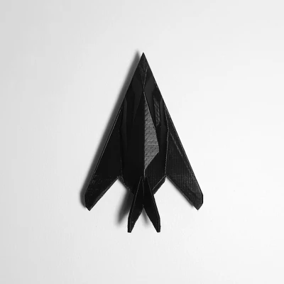 Máy bay tấn công tàng hình F-117 Nighthawk siêu nhỏ in một lần