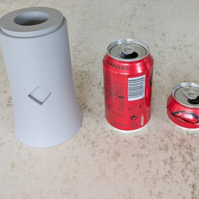 Máy nghiền lon chắc chắn v2