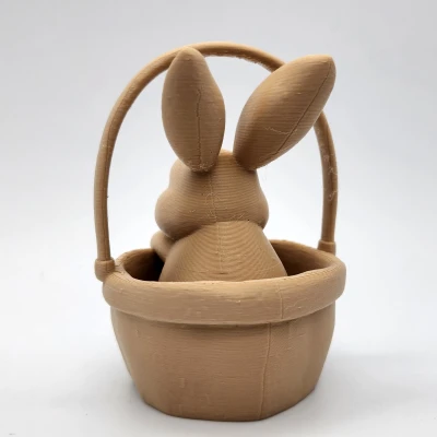 Thỏ trong Giỏ - Mẫu in 3D