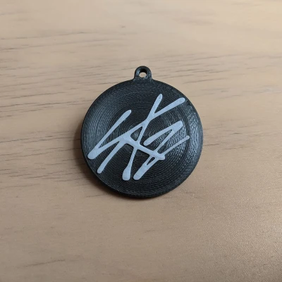 Móc Khóa Logo Stray Kids SKZ