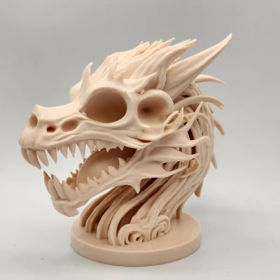 Tượng Đầu Rồng Bộ Xương 2