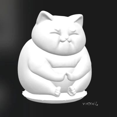 Mèo Thần Tài Maneki Neko May Mắn | Mô Hình In 3D