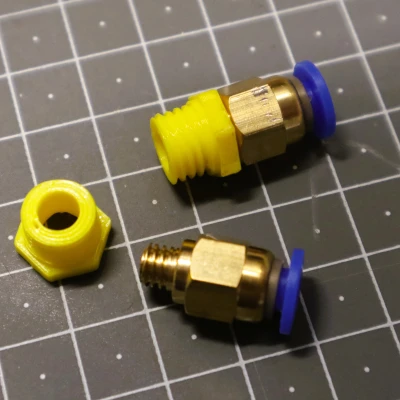 Bộ chuyển ren cho đầu nối PTFE - Bộ chuyển đổi PC4-M6 sang PC4-M10