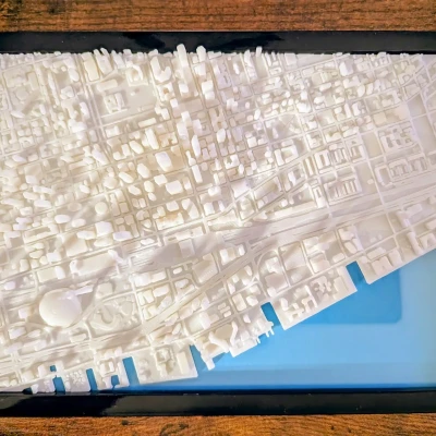 Mô Hình 3D Thu Nhỏ Thành Phố Toronto Canada