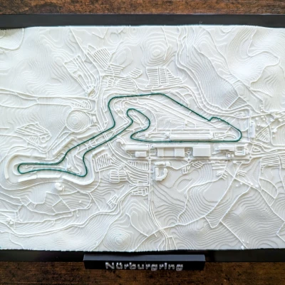 Mô hình 3D Nurburgring Đức (Đa màu)