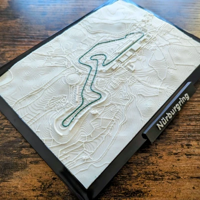 Mô hình 3D Nurburgring Đức (Đa màu)