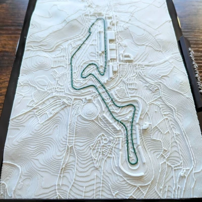 Mô hình 3D Nurburgring Đức (Đa màu)