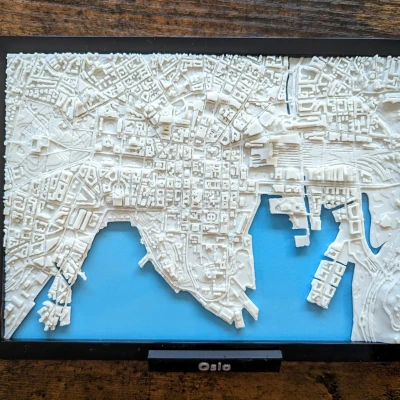 Mô Hình 3D Thu Nhỏ Oslo, Na Uy