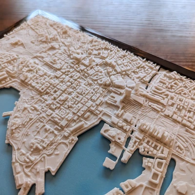 Mô Hình 3D Thu Nhỏ Oslo, Na Uy