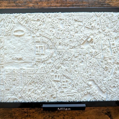 Mô Hình 3D Thu Nhỏ Milan Ý