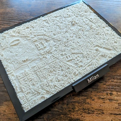 Mô Hình 3D Thu Nhỏ Milan Ý