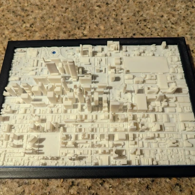 Mô Hình Thu Nhỏ 3D Philadelphia Pennsylvania